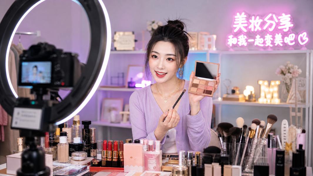 黑丝美妆视频教程